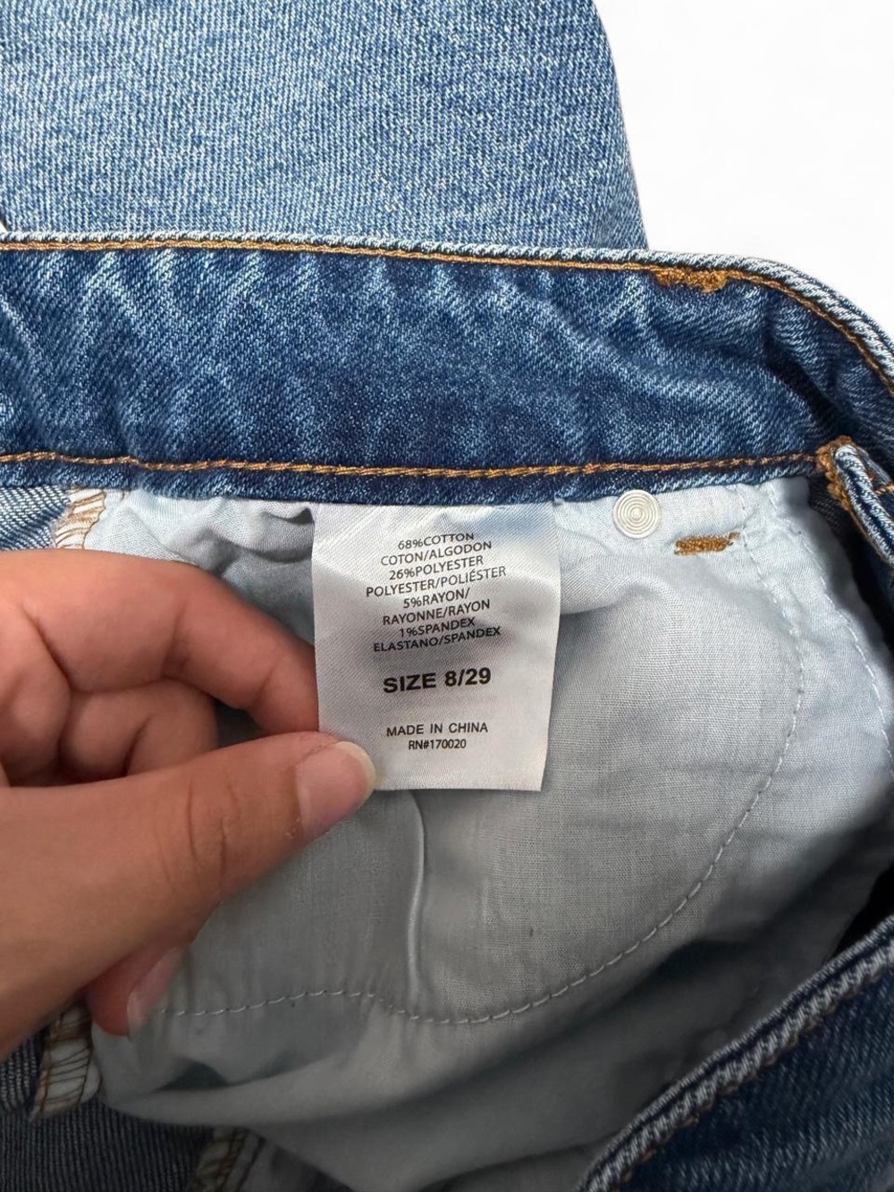 Tahari Classic Blue Denim Jean Shorts - Picture 3 of 4